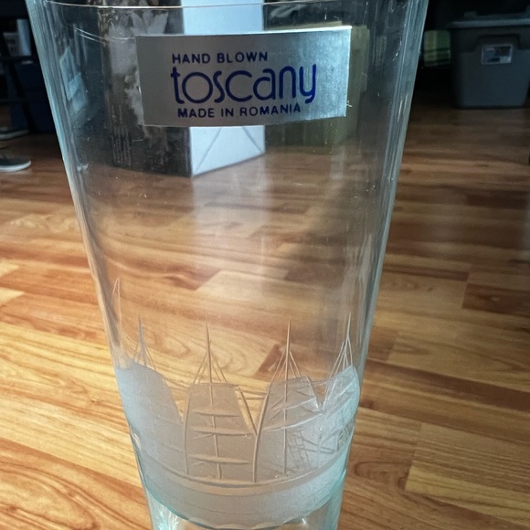 Hand blown beer glass - Picture 3 of 3